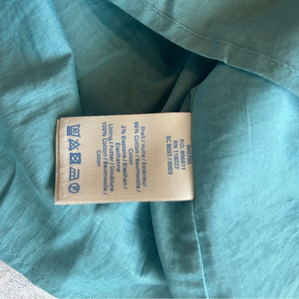 Biden Lola Midi Skirt Size 6R Blue - Picture 8 of 8